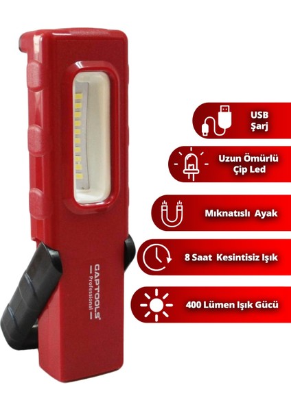 Şarjlı LED Fener GPLF01