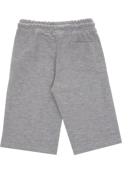 Erkek Çocuk Gri Melanj Şort (Örme) 50298078-VR086