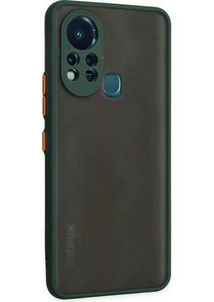 Infinix Hot 11S Kılıf Montreal Silikon Kapak - Yeşil Bstmy