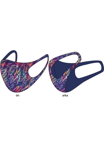Çocuk Koruyucu Maske Girls Printed S2