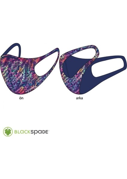 Çocuk Koruyucu Maske Girls Printed S2