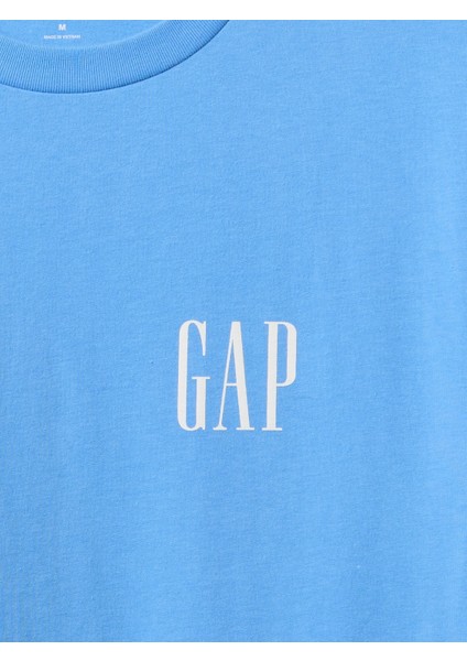 Erkek Bebe Mavisi Gap Logo Heavyweight T-Shirt modelleri