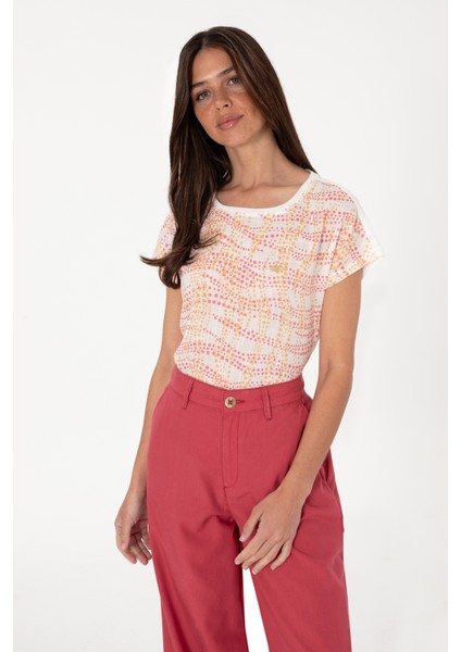 Kadın Kavun Tişört 50300783-VR202