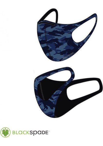 Unisex Koruyucu Maske Lacivert Kamo L