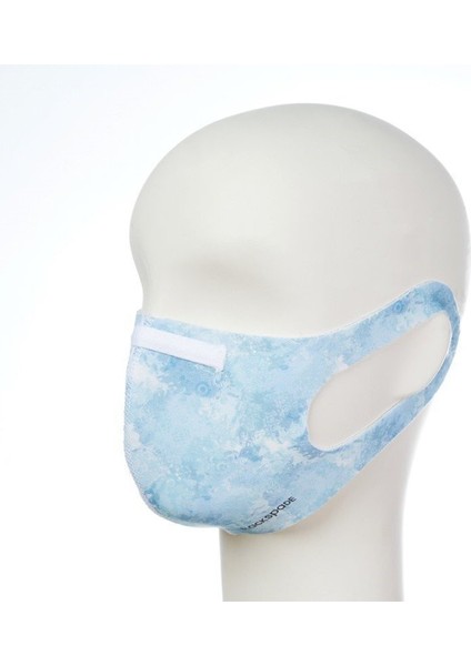 Unisex Koruyucu Maske Mavi Desen M