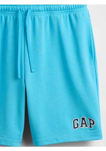 Erkek Mavi Relaxed Gap Logo Şort modelleri