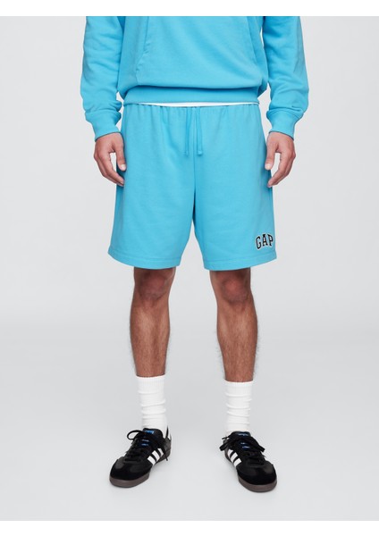 Erkek Mavi Relaxed Gap Logo Şort indirimleri