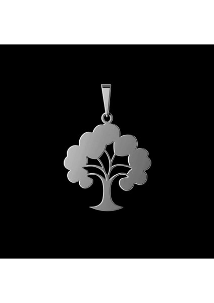 925 Ayar gümüş kolye ağaç SM5124