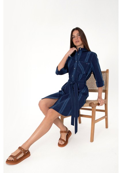 Kadın Mavi Elbise (Jean) 50308362-DN0022 modelleri