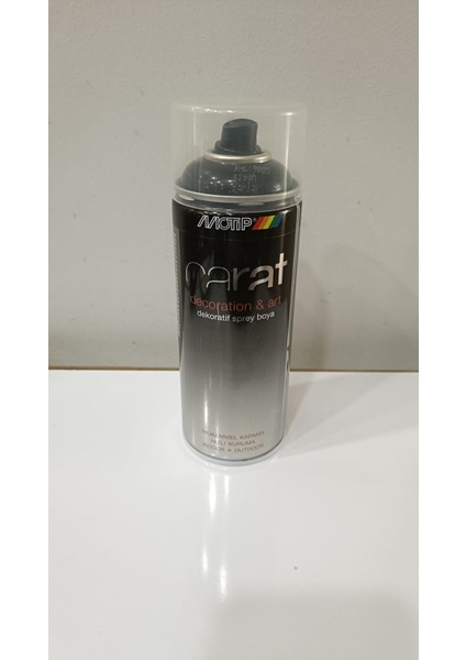 Carap Ahsap Plastik Demir Metal Sprey Boya 400ML (Parlak Siyah)