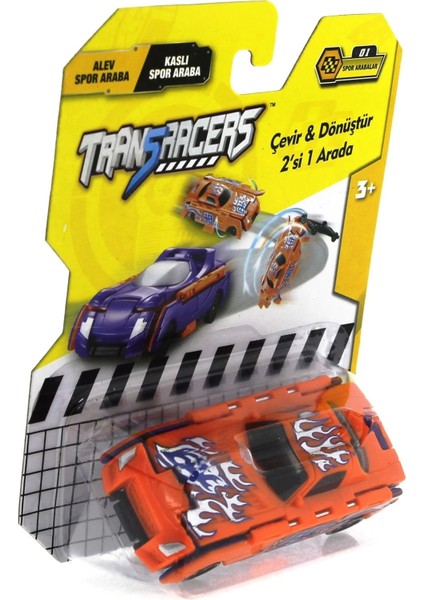 Transracers Dönüşen Araçlar Spor Arabalar Alev / Kaslı