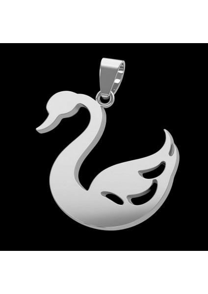 925 Ayar gümüş kolye kuğu SM5072