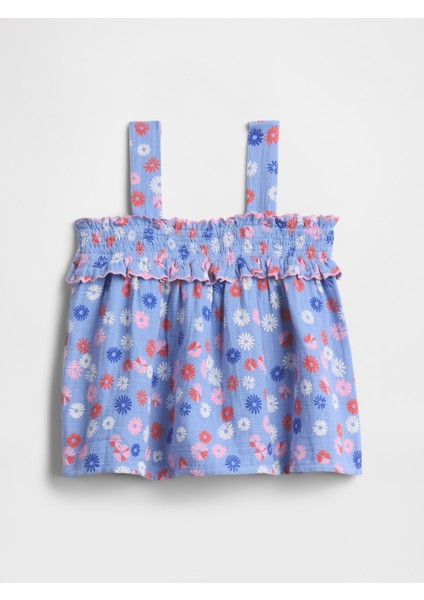 Kız Bebek Açık Mavi Gauze Woven Bluz modelleri