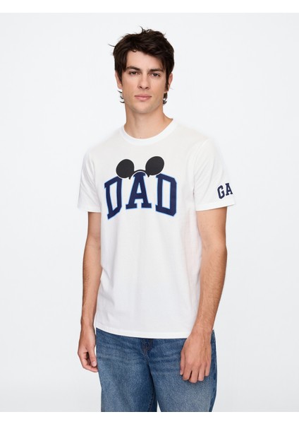 Erkek Beyaz Disney Everyday Soft Grafik T-Shirt