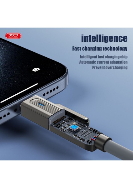 4'ü 1 Arada Şarj Kablosu NB275,60W Hızlı Şarj,lightning/type-C/microusb,silikon Kaplama,çinko Alaşım indirimleri