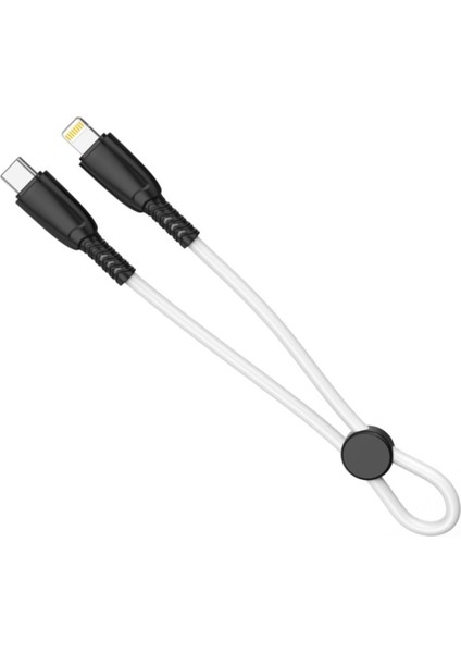 Lightning Type-C Şarj Kablosu NB-Q248A|SLIKON TASARIM|27W Hızlı Şarj ÖZELLIĞI|25CM Kablo Uzunluğu