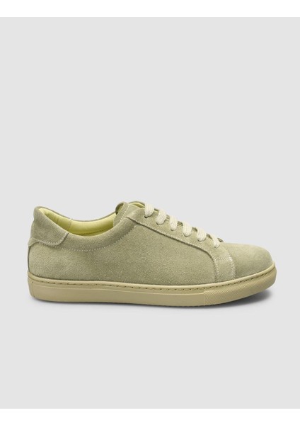 Süet Yeşil Kadın Sneaker