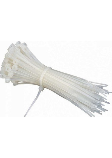 Beyaz Kablo Bağı Paketi (Plastik Kelepçe) 280 x 3,5 mm 100 Adet fiyatları
