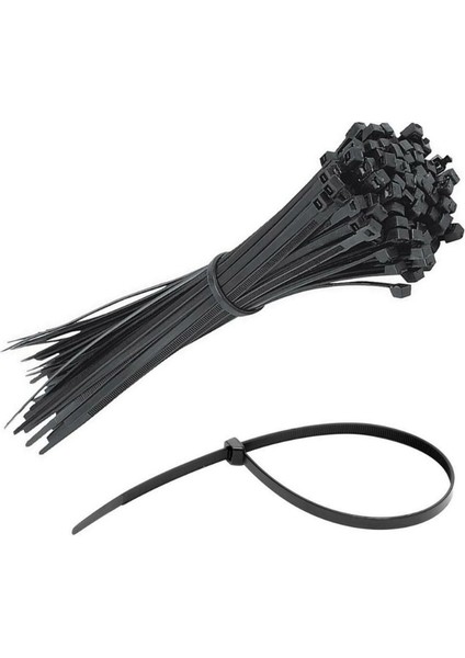 Siyah Kablo Bağı Paketi (Plastik Kelepçe) 250 x 3,5 mm 100 Adet fiyatları