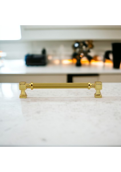 Mobilya Çekmece Mutfak Dolabı Dolap Kulpları Kulbu Kulpu Gold Altın Metal Kulp 160 mm - 16 cm fiyatları