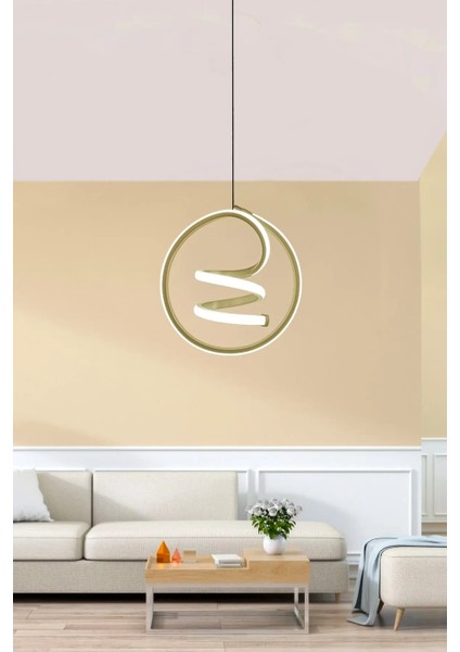 Helezon Modern Tekli Sarkıt LED Avize Antre fırsatları