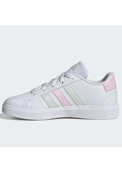 Grand Court Lifestyle Tennis Lace-Up Shoes Leather Sneaker Unisex Hakiki Deri Günlük Spor Ayakkabı Beyaz fiyatları