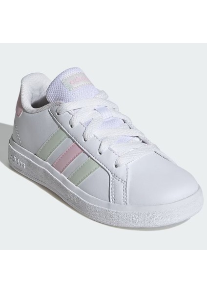 Grand Court Lifestyle Tennis Lace-Up Shoes Leather Sneaker Unisex Hakiki Deri Günlük Spor Ayakkabı Beyaz modelleri