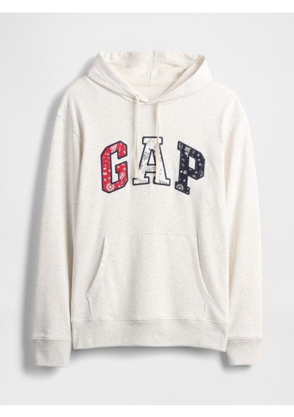 Erkek Bej Gap Logo Sweatshirt