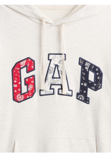 Erkek Bej Gap Logo Sweatshirt