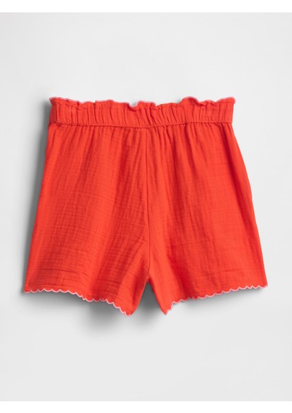 Kız Bebek Kırmızı Gauze Şort modelleri