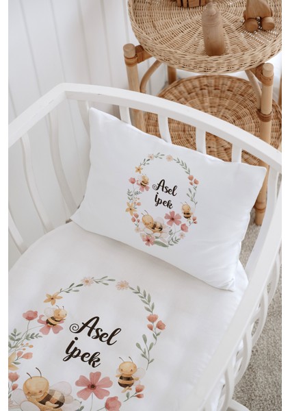 Kişiye Özel Nevresim Seti 60X100CM Anne Yanı M-011 modelleri