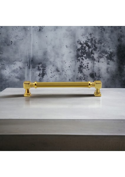 Mobilya Çekmece Mutfak Dolabı Dolap Kulpları Kulbu Kulpu Gold Altın Metal Kulp 160 mm - 16 cm fırsatları