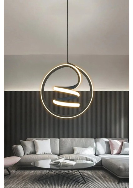 Helezon Modern Tekli Sarkıt LED Avize Antre fiyatları