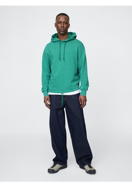 Erkek Yeşil Gap Logo Sweatshirt