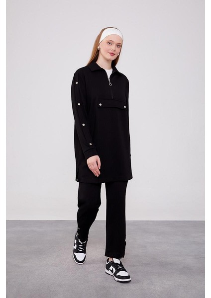 Siyah Düğme Detaylı Spor Takım fiyatları