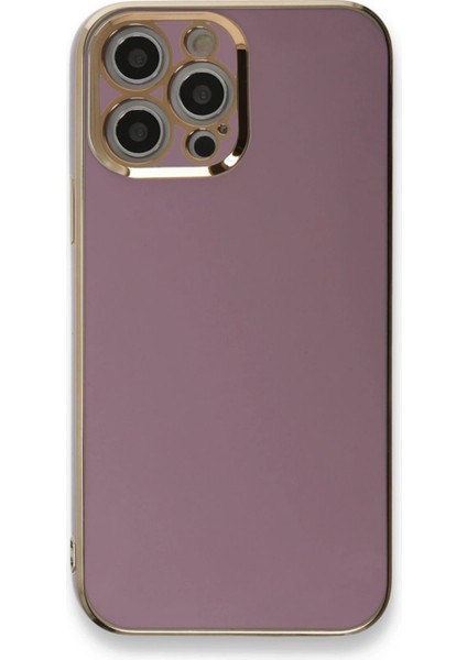 Iphone 12 Pro Kılıf Volet Silikon - Mor Bstmy