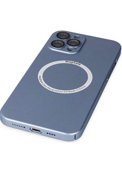 Iphone 12 Pro Kılıf Jack Magneticsafe Lens Silikon - Sierra Blue Bstmy indirimleri
