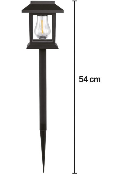 MH-B116 Solar LED Bahçe Lambası Karanlık Sensörlü Tekli