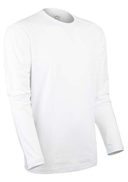 Vav Baseti-04 Uzun Kol Sweatshirt Beyaz S fiyatları