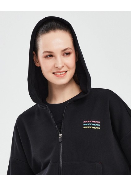 Essential W Full Zip Hoodie Sweatshirt Kadın Tam Fermuarlı Sweat indirimleri
