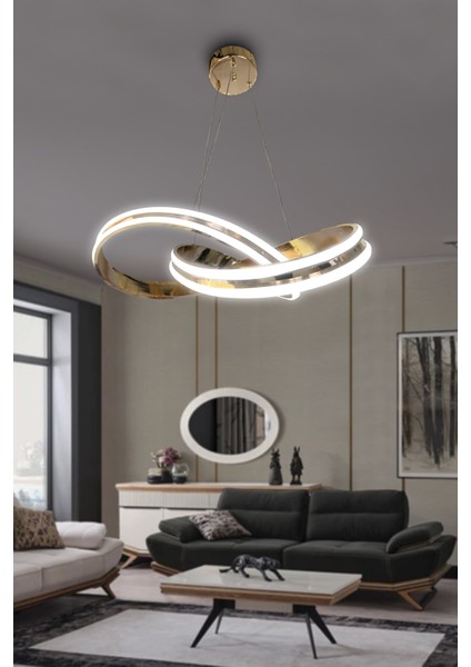 Kardelen Çift Yönlü Sıra Modern Sarkıt Avize, Salon Avizesi
