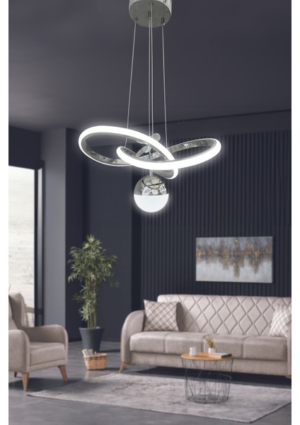 Kardelen Toplu Modern Sarkıt LED Avize