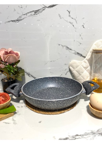 Granit Tava Set (28 cm Wok-24 cm Tava-20 cm Sahan) fiyatları