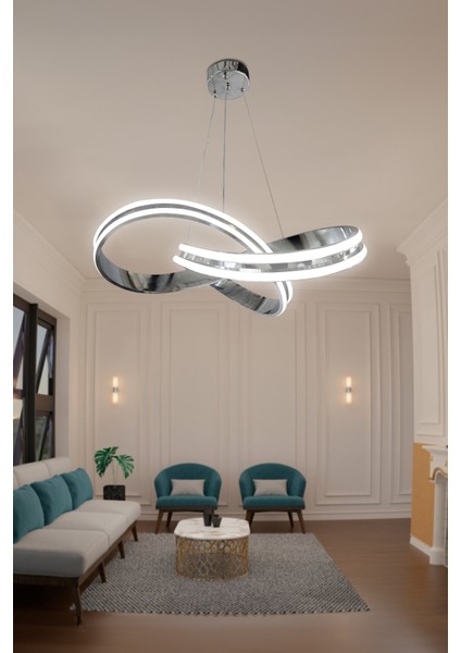 Kardelen Çift Yönlü Sıra Modern Sarkıt Avize, Salon Avizesi