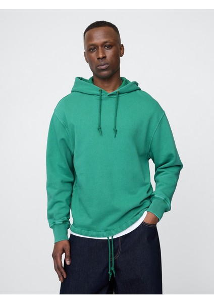 Erkek Yeşil Gap Logo Sweatshirt