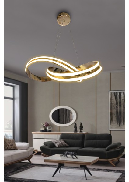 Kardelen Çift Yönlü Sıra Modern Sarkıt Avize, Salon Avizesi
