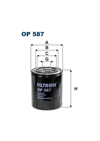 Yağ Filtresi H100 93-00 H1 97-00 Starex 97 2.5d-2.5td 2630042000-2630042010-2630042020