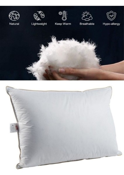 Doğal-Sağlıklı-Ergonomik Yastık- Gerçek Kaztüyü Konforu