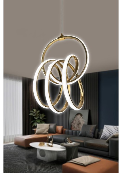 Fokus Modern (Yüksek Işık Gücü) Sarkıt LED Avize 2.5 mt Orjinal Ürün