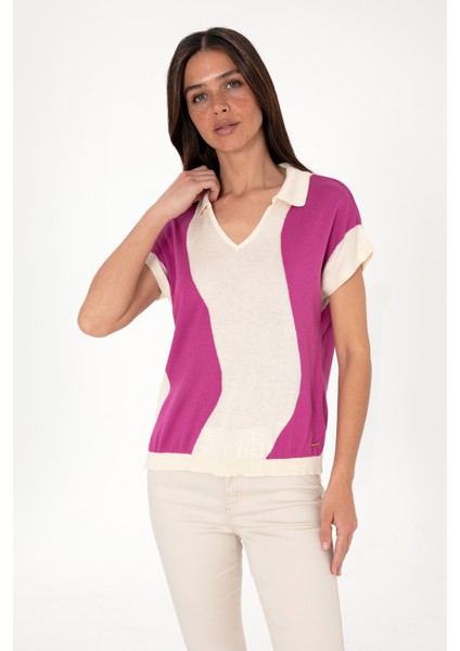 Kadın Fuşya Kazak /triko 50306755-VR023